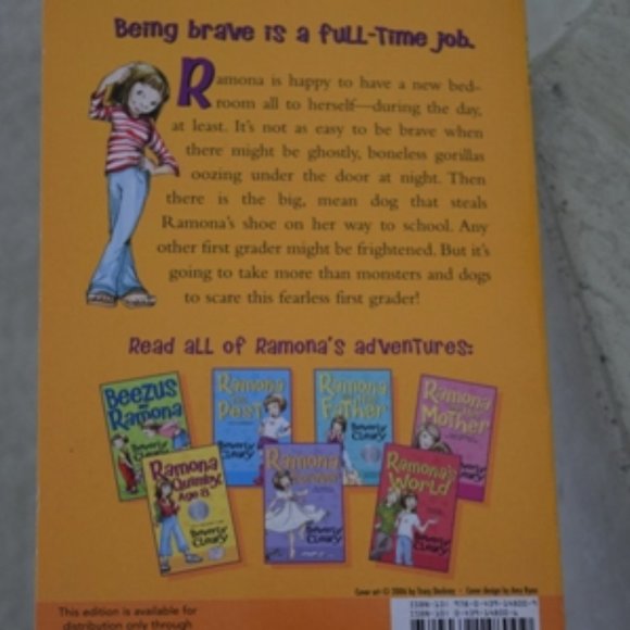 Children SUMMER READING Bundle:  Disney's Golden Paw and Ramona the Brave - Picture 7 of 8